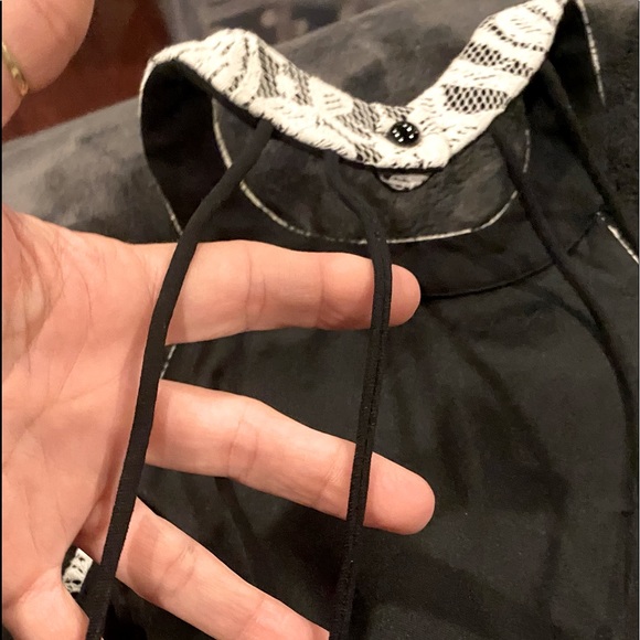 BEAUTIFUL BOUBOU  Party Dress EMBROIDERED FABRIC MIXING WHITE AND BLACK COLORS - Picture 9 of 11